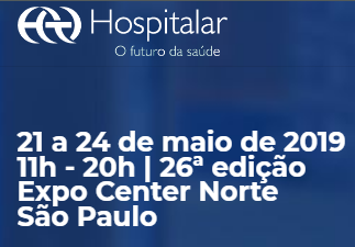 Hospitalar 2019, 21 a 24 de maio, São Paulo