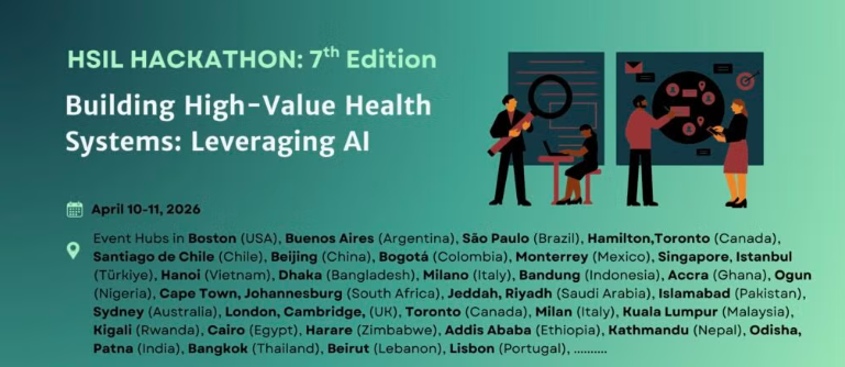 HSIL Hackathon 2026 – Building High-Value Health Systems: Leveraging AI