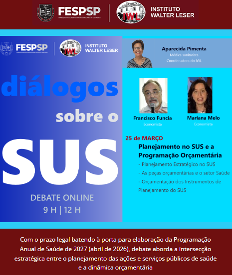  DIÁLOGOS SOBRE O SUS - Planejamento e  Programação Orçamentária no SUS